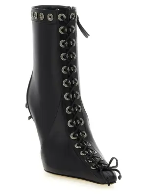'Crystalized Corset' ankle boots PF25S098095NAPBLK MACH & MACH Black