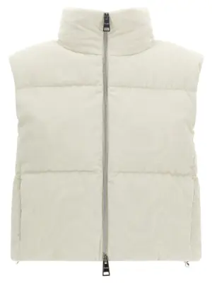 'Resort - Bright Corduroy' vest HERNO White
