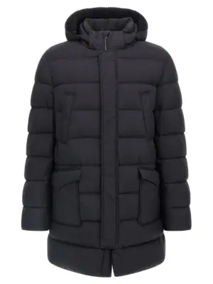'Il Parka' down jacket HERNO Black