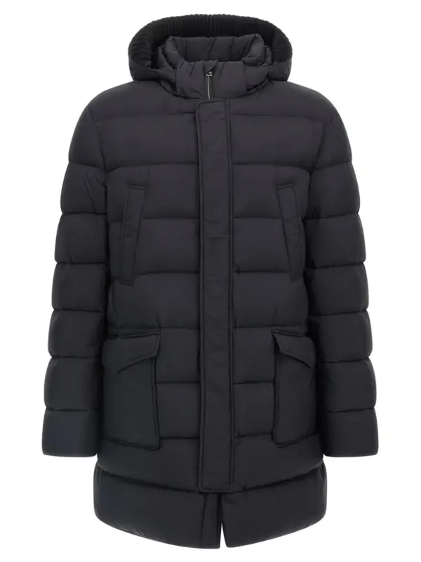'Il Parka' down jacket HERNO Black