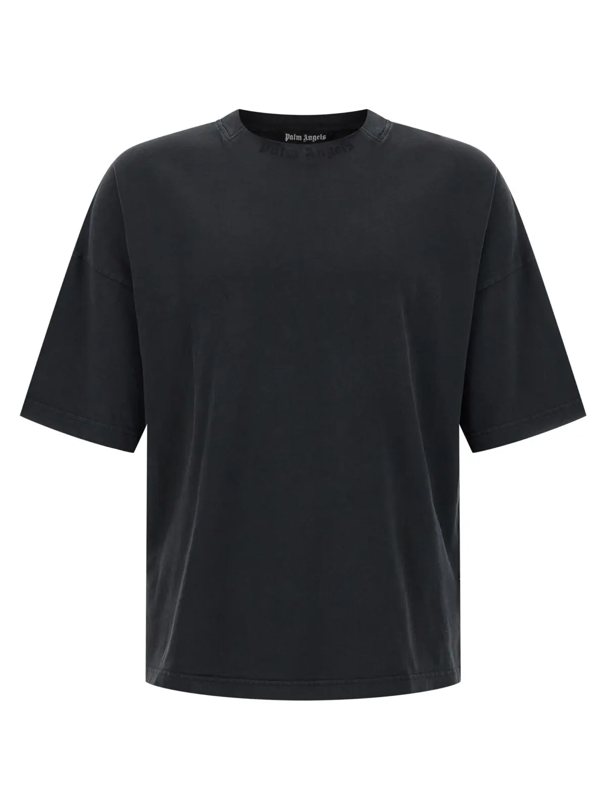 Футболка Palm Angels Curved Logo Чорна 1 'Curved Logo' T-shirt PALM ANGELS Black