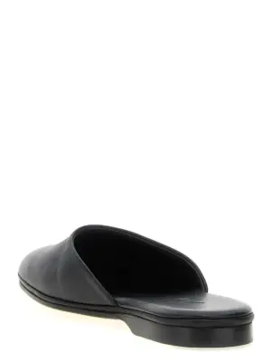 Leather sabots Woman BRIONI Black