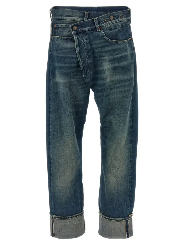 'Cuffed Crossover' jeans R13 Blue