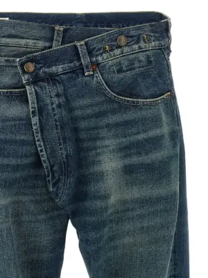 'Cuffed Crossover' jeans Woman R13 Blue