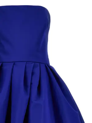 Silk dress Woman CAROLINA HERRERA Blue