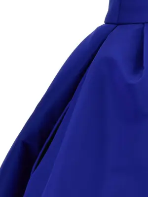 Silk dress 100% silk CAROLINA HERRERA Blue