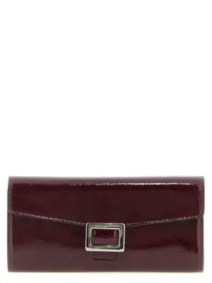 'Belle Vivier' wallet on chain ROGER VIVIER Bordeaux