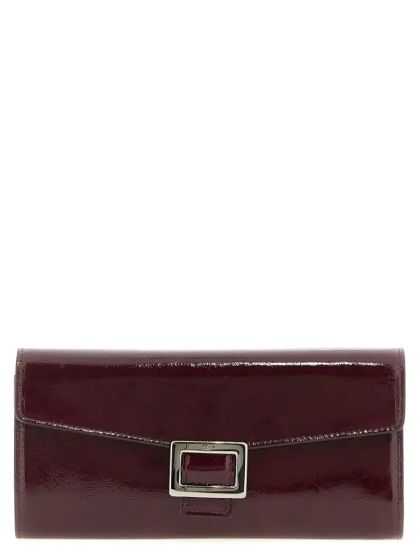 'Belle Vivier' wallet on chain ROGER VIVIER Bordeaux