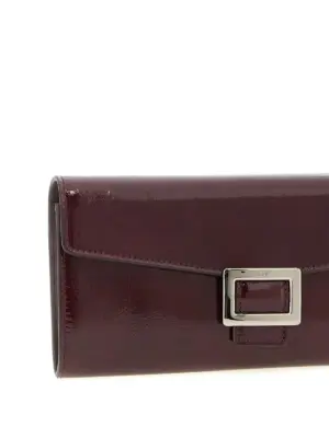 'Belle Vivier' wallet on chain Woman ROGER VIVIER Bordeaux