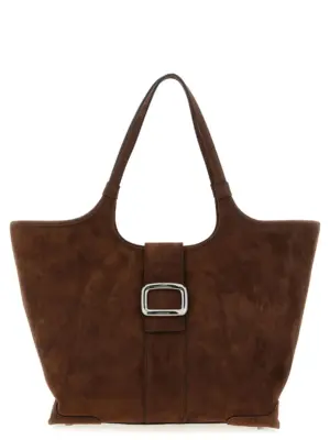 Medium 'Viv' Choc' shopping bag ROGER VIVIER Brown