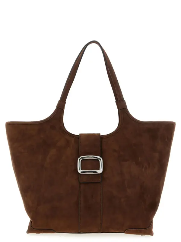 Medium 'Viv' Choc' shopping bag ROGER VIVIER Brown