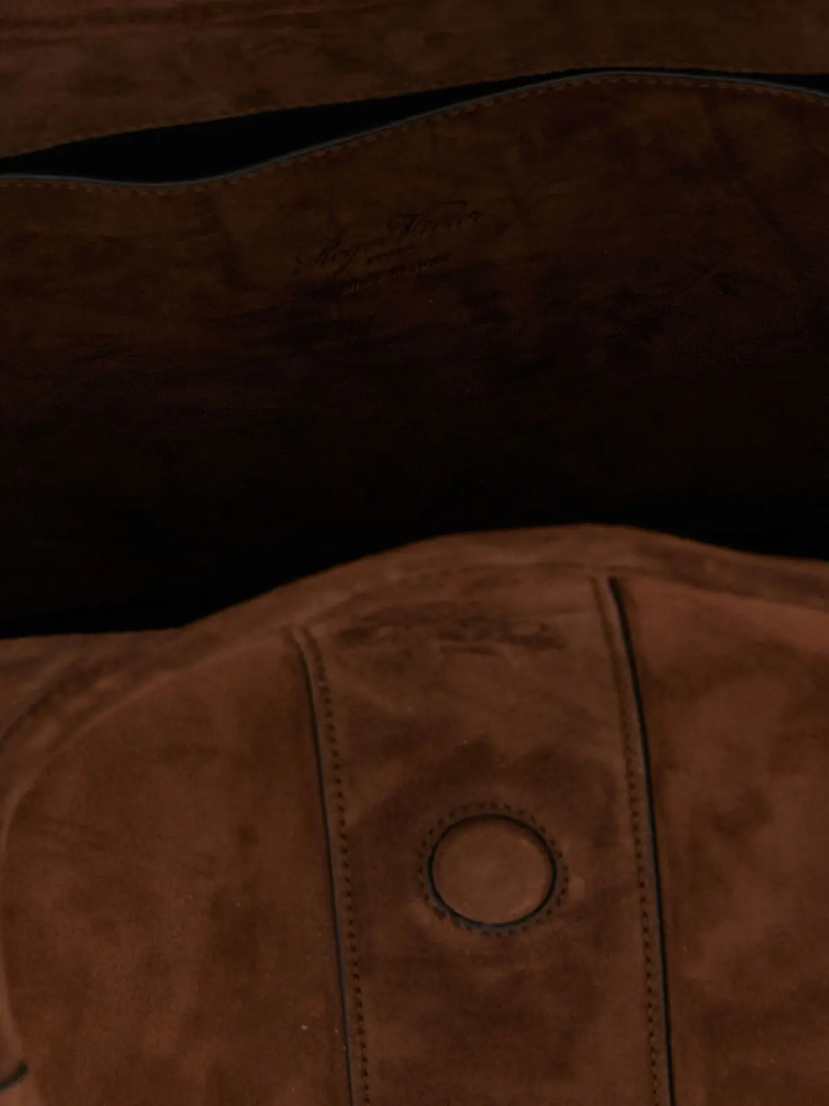 Сумка шопер Roger Vivier Viv' Choc середня Коричнева 4 Medium 'Viv' Choc' shopping bag 100% goat leather (Capra Hircus Hircus) ROGER VIVIER Brown