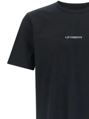 Logo T-shirt Man C.P. COMPANY Black