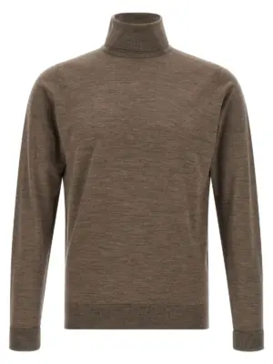 'Richards' sweater JOHN SMEDLEY Brown