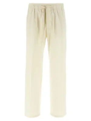 Cotton trousers LANVIN White