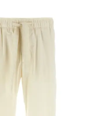 Cotton trousers Man LANVIN White