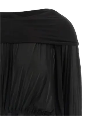 'Crooped Hooded Tunic' sweater Woman RICK OWENS Black