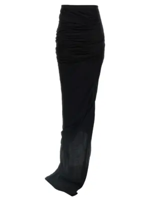 'Edfu' skirt RO01E7366UCDB09 RICK OWENS Black