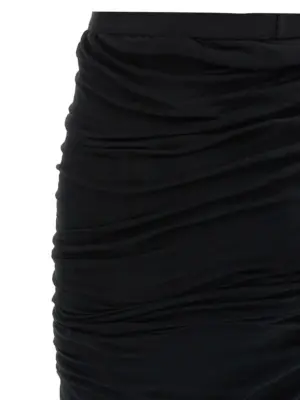 'Edfu' skirt 100% cotton RICK OWENS Black