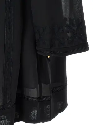 'Oaria' dress 100% silk ISABEL MARANT Black