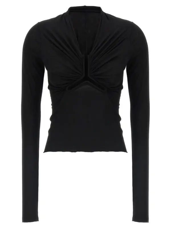 'Allanah Ls T' sweater RICK OWENS Black