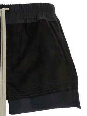 'Fog Boxers' shorts Woman RICK OWENS Black
