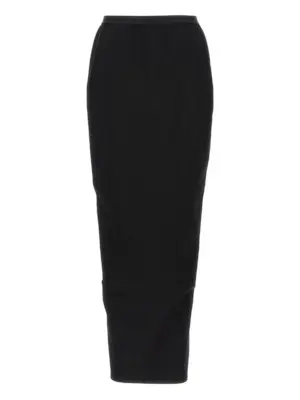 'Soft Pillar Long' skirt RICK OWENS Black