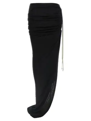 'Edfu' skirt RP02E4359JR09 RICK OWENS Black