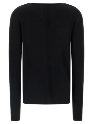 'LS Top' sweater RP02E4601KGRIDP09 RICK OWENS Black