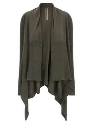 'Medium Wrap' cardigan RICK OWENS Gray