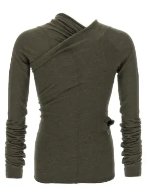 'Hollywood Banana' T-shirt RU02E1262JR25 RICK OWENS Green