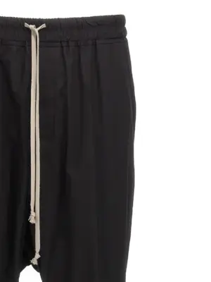 'Drawstring long' pants Man RICK OWENS Black