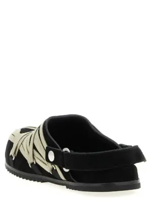 'Megalace Mule Granola' sabots Man RICK OWENS Black