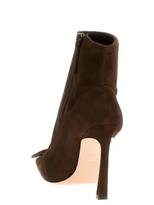 'Trompette' ankle boots Woman ROGER VIVIER Brown