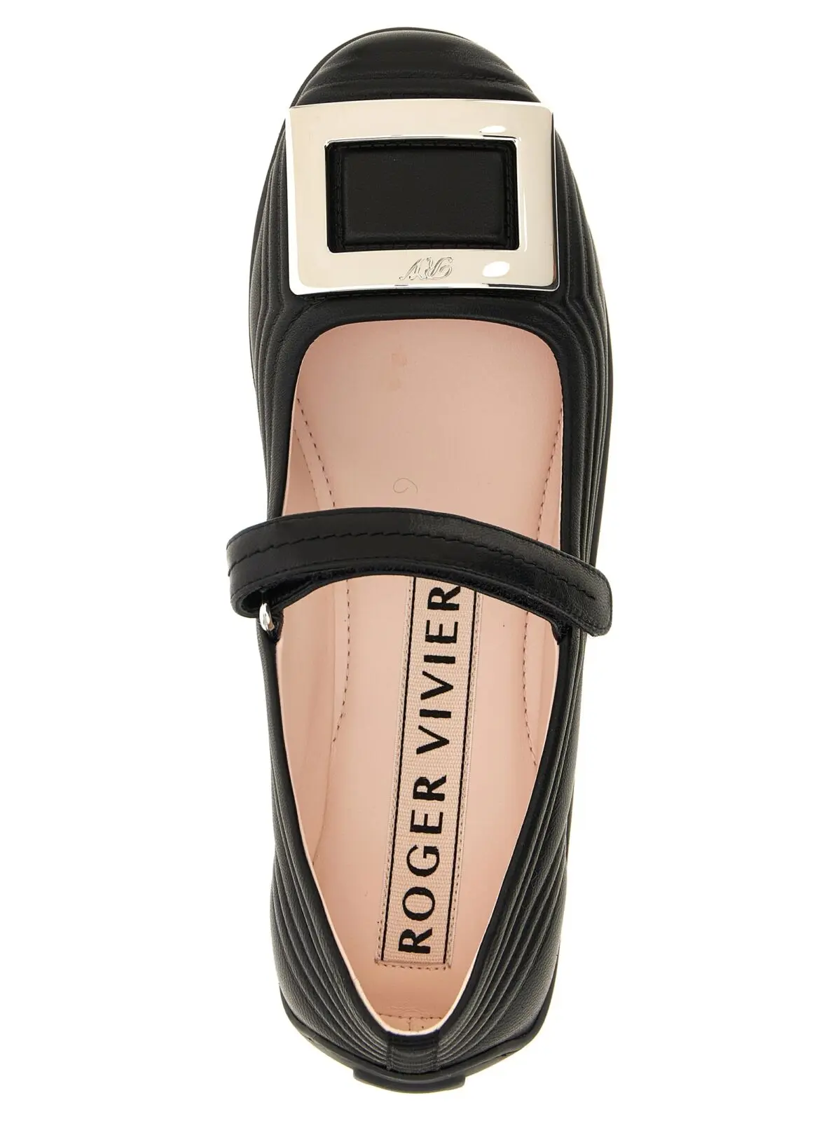 Балетки Roger Vivier Viv Low Чорні 4 'Viv Low' ballet flats 100% lamb leather (Ovis aries) ROGER VIVIER Black