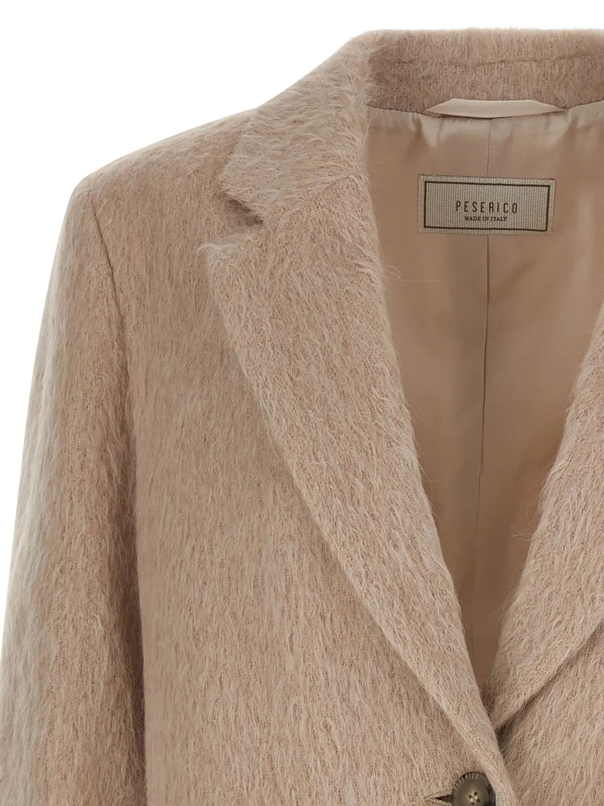 Блейзер однобортний PESERICO Бежевий 3 Single-breasted blazer Woman PESERICO Beige