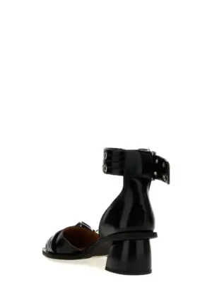 'Buckle Open Cut Pumps' pumps S2891099 GANNI Black