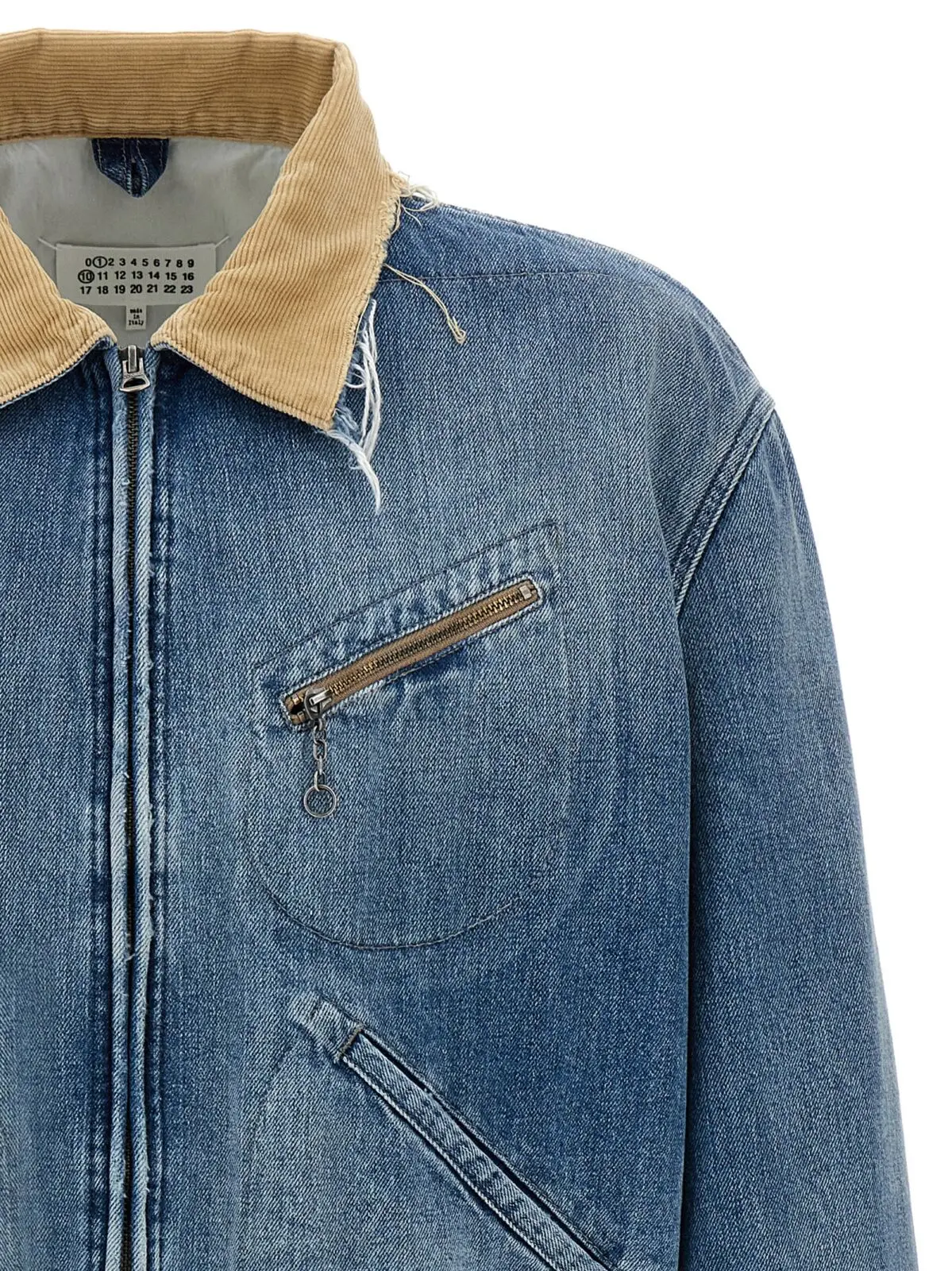Куртка джинсова Maison Margiela Блакитна 3 Denim jacket Man MAISON MARGIELA Light Blue