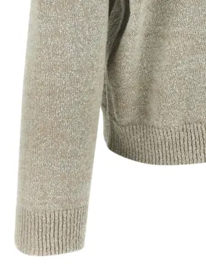 Bouclé sweater 84% cotton 9% wool 6% polyamide 1% elastane MAISON MARGIELA Beige