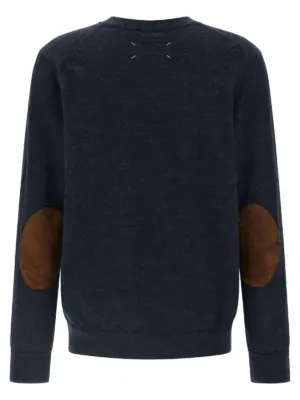 Suede patch cardigan S50HP0027M13098511M MAISON MARGIELA Blue