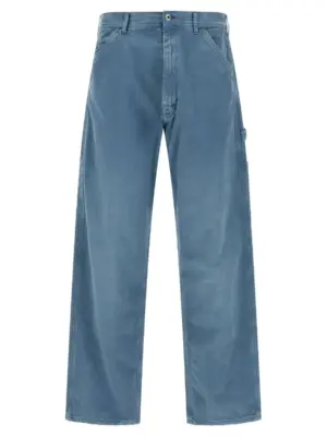 Herringbone jeans MAISON MARGIELA Light Blue