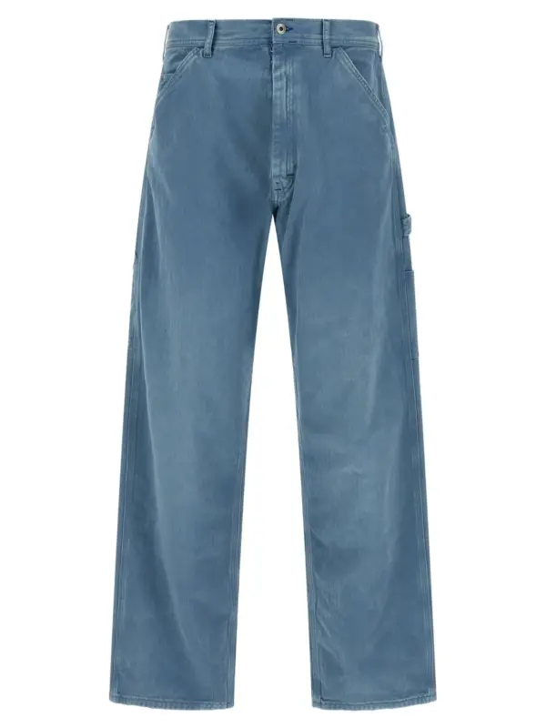 Herringbone jeans MAISON MARGIELA Light Blue