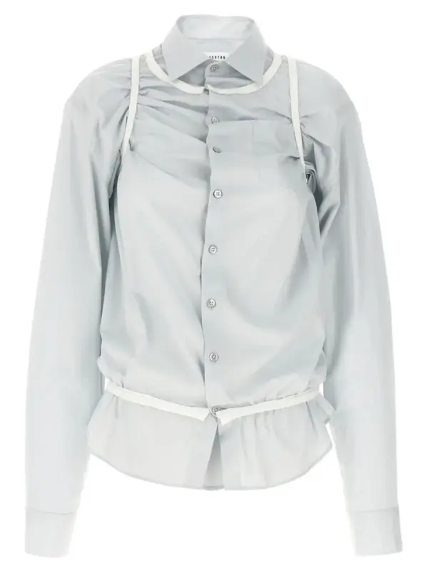 Layered shirt MAISON MARGIELA Light Blue
