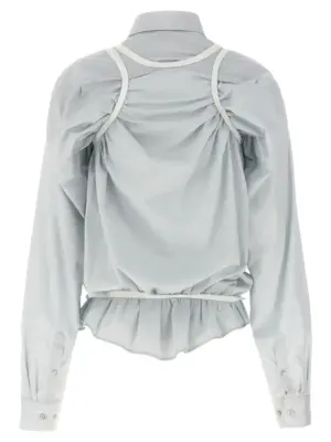 Layered shirt S51DT0019M35397500 MAISON MARGIELA Light Blue