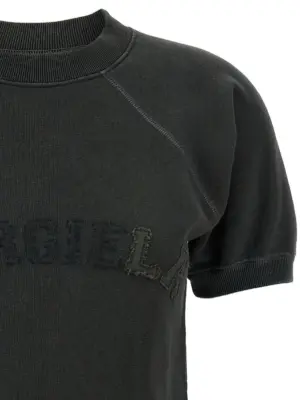 Décortiqué logo sweatshirt Woman MAISON MARGIELA Gray