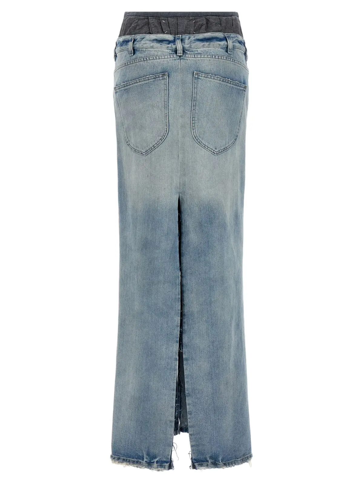 Спідниця Maison Margiela Slits denim Багатокольорова 2 Slits denim skirt S51MI0006S30383961 MAISON MARGIELA Multicolor