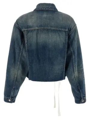 Tape denim jacket S52AM0340M30017962 MM6 MAISON MARGIELA Blue