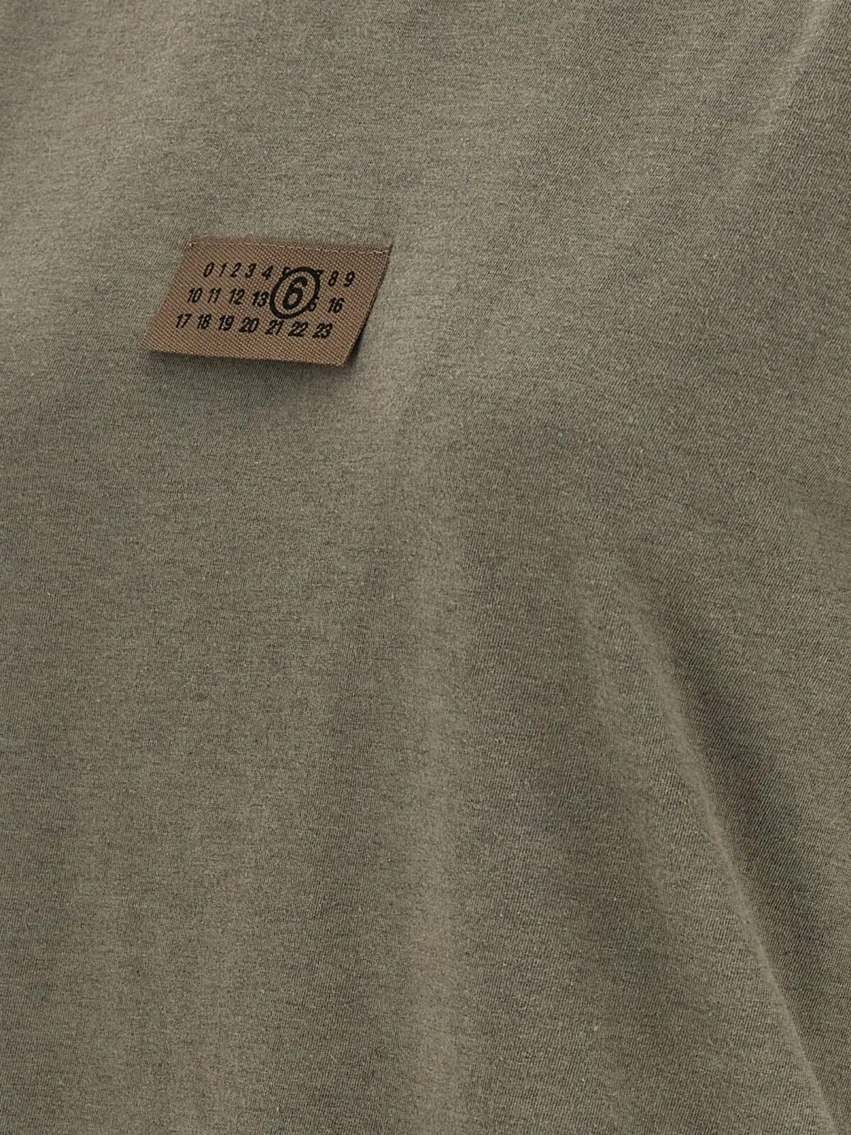 Футболка Numeric signature MM6 patch Mm6 Maison Margiela Сіра 4 'Numeric signature MM6' patch t-shirt 100% cotton MM6 MAISON MARGIELA Gray