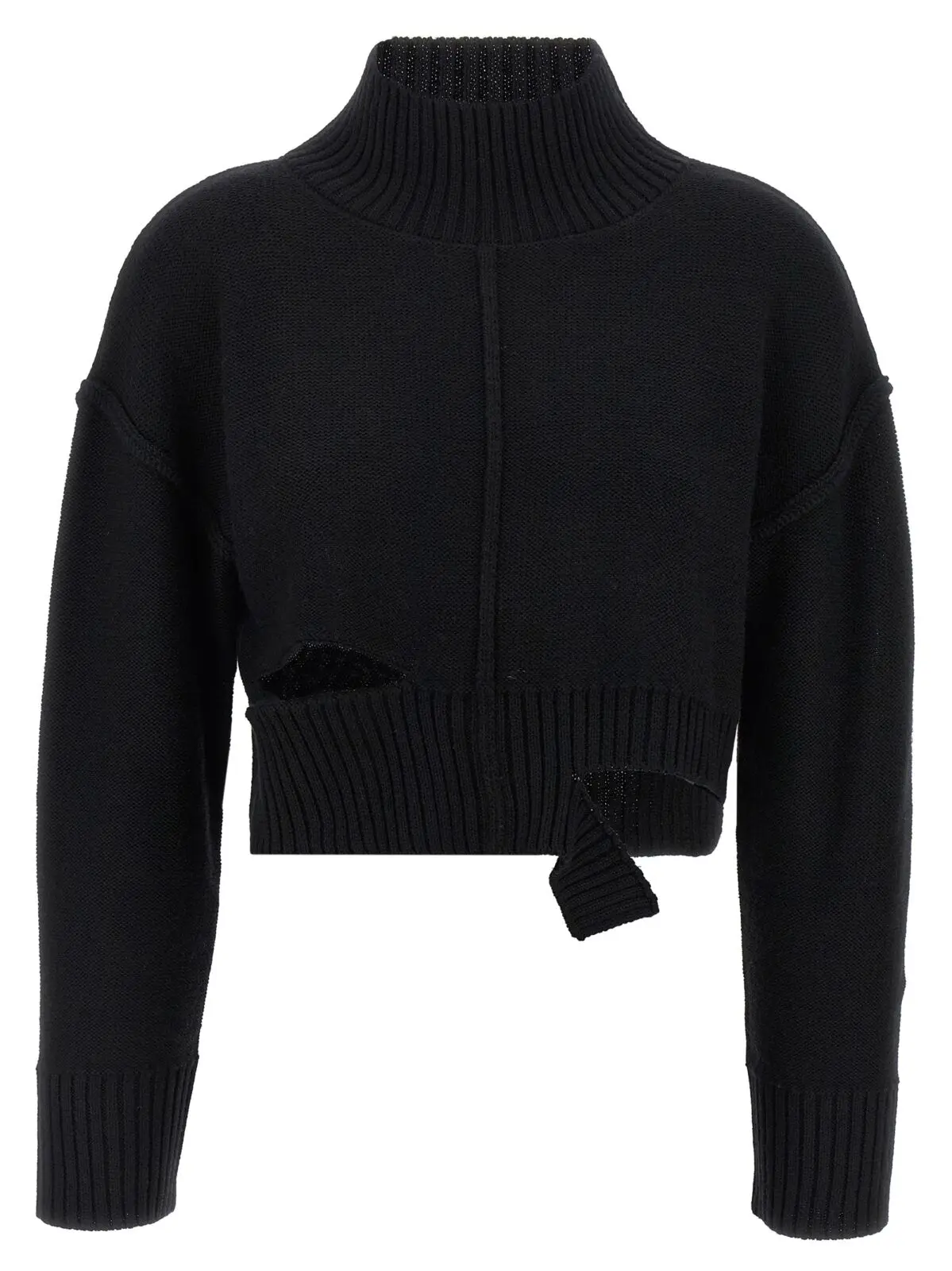 Светр Distressed Mm6 Maison Margiela Чорний 1 Distressed sweater MM6 MAISON MARGIELA Black