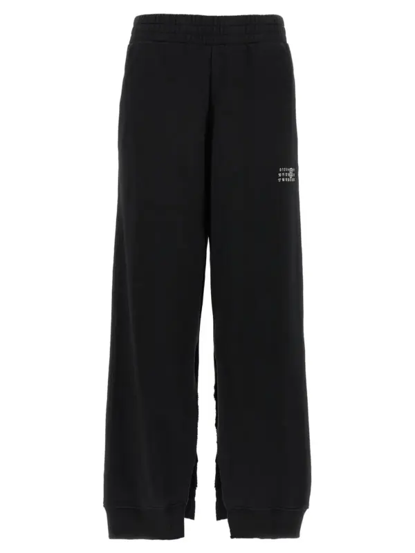'Numeric signature MM6' joggers MM6 MAISON MARGIELA Black